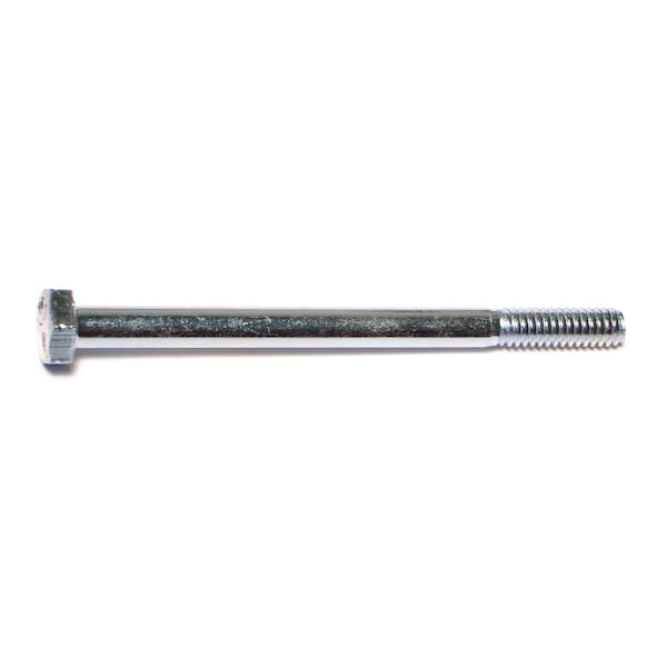 Midwest Fastener Grade 5, 1/4"-20 Hex Head Cap Screw, Zinc Plated Steel, 3-1/2 in L, 100 PK 00263 - main